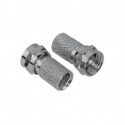 Штекер F под тонкий кабель