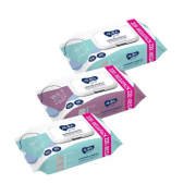 Влажные салфетки для всей семьи AURA Family 220 штук с крышкой