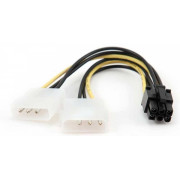 Переходник питания Molex(x2) 6pin 0.15м