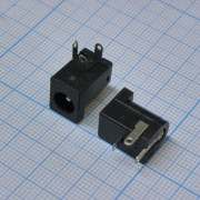 Разъем питания (гнездо) 5.5*2.5, на плату