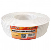 Кабель коаксиальный (телевизионный) PLEXUS RG-6UW 75 Ом / белый