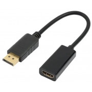 Переходник VIXION AD30 DISPLAYPORT (M) - HDMI (F) черный