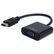 Конвертер HDMI - VGA гибкий + аудио гнездо