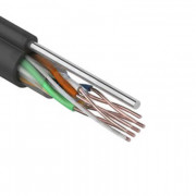Кабель витая пара REXANT UTP 4PR 24AWG, CAT5e наружный (OUTDOOR) + ТРОС