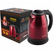 Чайник электр. Матрена MA-003 красный (диск / 1.8л) 1.5кВт, нерж.сталь