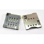 Коннектор (держатель сим) Micro SIM MUP-C792 6+1pin