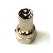 Штекер F RG6 цинк