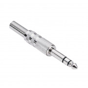 Штекер Jack 6,3мм стерео никель