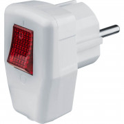 Navigator вилка  NCA-PL05-16A-ESC-WH угловая с/з с/выключ. белая 61364