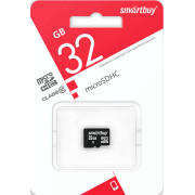 Ф/к MicroSDHC 32Gb Class10 SmartBuy без адаптера / с адаптером