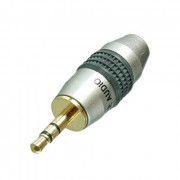 Штекер Jack3,5 стерео GOLD XNT на кабель