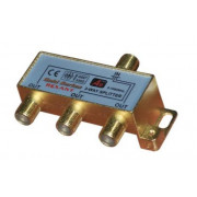 Делитель на 3TV +4 штF  Rexant GOLD