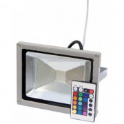 Прожектор Jazzway св/д RGB 220В 10W IP65 (PFL-10W/RGB-RC/GR) c пультом ДУ